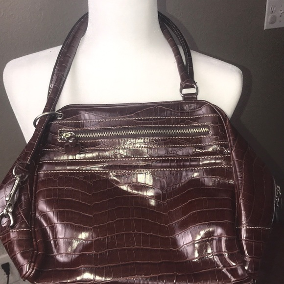 Jones New York dark brown satchel. - Picture 1 of 6